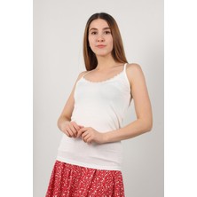 3377 İp Askılı Tırnak Dantel Atlet