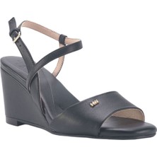Nine West Ayla 3fx Siyah Kadın Comfort Sandalet