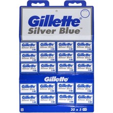 Cekave Gillette Silver Blue Tam Jilet 5 Adet  x 20 Adet (4202)