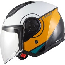 Ls2 Aırflow 2 Cover Siyah-Beyaz-Gold Kask