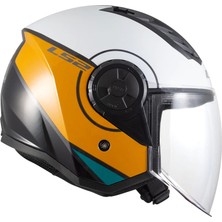 Ls2 Aırflow 2 Cover Siyah-Beyaz-Gold Kask