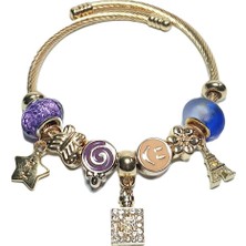 Janti JTAW24ÇEB1436 Janti Çelik Pandoranın Charmları Bileklik
