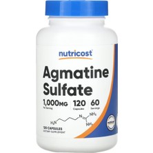 Nutricost Agmatine Sulfate  1 000  mg  120 Capsules USA Version