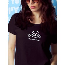Tp Shop Kadın T-Shirt Yemek Bende! T-Shirt