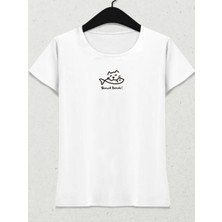 Tp Shop Kadın T-Shirt Yemek Bende! T-Shirt