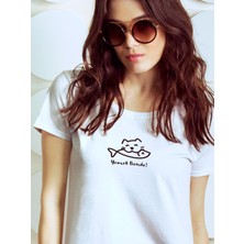 Tp Shop Kadın T-Shirt Yemek Bende! T-Shirt