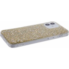 Forestl Digital iPhone12/12 Pro Case Glitter Powder Tpu Telefon Kapağı-Ay-Altın Için (Yurt Dışından)