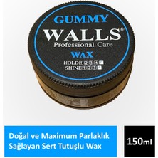 Walls Gummy Doğal ve Parlak Görünüm Sağlayan Wax/Saç Şekillendirici 150ML