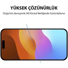 Ally iPhone 15 Full Glue Tempered Kırılmaz Cam Ekran Koruyucu