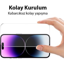 Ally iPhone 15 Pro Max Full Hd Tempered Kırılmaz Cam Ekran Koruyucu