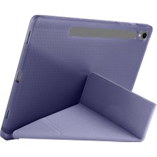 CepLab Samsung Galaxy Tab S9 SM-X710 11 Inç Kılıf Kalem Bölmeli Silikon Smart Cover Tablet Kılıfı