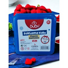 Seyfi Kırtasiye Saklama Kabı Seti Çatal + Kaşık Plastik Beslenme Kabı
