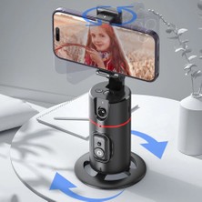 Ucuzcu Market Kalite Otomatik Yüz Takip Eden Uzaktan Kumandalı Tripod 360 Derece Dönme Vücut Hareket Takip Kontrolü Gimbal Sabitleyici