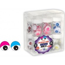 Rubenis 15 mm Renkli Oynar Göz 12 Paket 1 Paket Içi 12 Adet Göz Toplam 144 Adet Göz