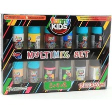 Funny Kids 12 Renk Multimix Akrilik Boya Seti 20 ml 8+2+2 Su Bazlı Özellikleri ile Güvenli Kullanım