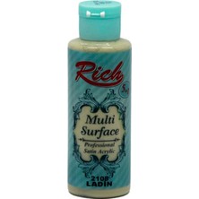 Rich 2108 Ladin Multi Surface Akrilik Boya 120 cc Su Bazlı Kokusuz ve Hızla Kuruyan Özellik