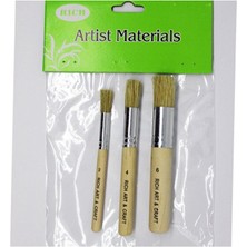 Monart Rich Stencil 3'lü Set 2-4-6 Fırça