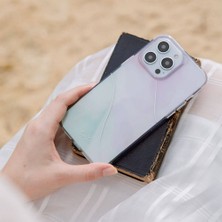 Coehl iPhone 14 Uyumlu Kılıf Dalgalı Çizgi Desenli Coehl Palette Kapak Lila