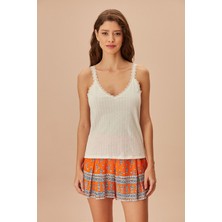 Suwen Orange Şort Takımı