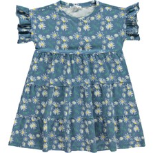 Civil Girls Kız Çocuk Elbise 6-9 Yaş Element Mavisi