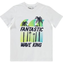 Civil Boys Erkek Çocuk Tişört 10-13 Yaş Beyaz