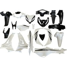 Motosvn Kuba Sniper Kaporta Seti Beyaz Komple