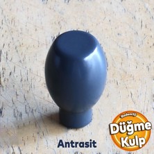 Badem10 Mermi Düğme Antrasit Kulp Mobilya Mutfak Dolabı Çekmece Dolap Kulpları Kapak Kulpu Kulbu Metal
