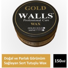 Walls Gold Doğal ve Parlak Görünüm Sağlayan Wax/Saç Şekillendirici 150ML
