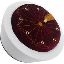 Akıncı Tekstil Kadife Sarık - Bordo