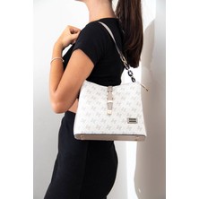 Silver Polo Kadın Omuz Çantası 974-42898 Silver Polo Bayan Çantası M178 Bej-Mat Kum