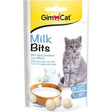 Gimcat Milk Bits Sütlü Kedi Ödül Maması Tablet 40 gr Lezzetli Atıştırmalıklar İçin Özel Formül