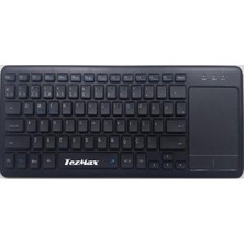 TezMax Wenn Tab Ultra 10.1" Uyumlu Wireless 2.4 Ghz Kablosuz Türkçe Q Klavye Touchpad