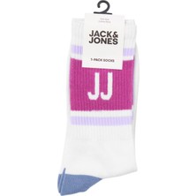 Jack & Jones Jacretro Logo Tennıs SOCK12250746 Mor
