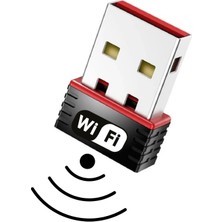 Megamus USB Wifi Adaptörü Kablosuz Internet Alıcı Ağ Kartı Masaüstü Bilgisayar Pc 300 Mbps 802.11N