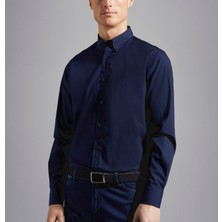 Paul & Shark  Erkek Uzun Kol Slim Fit Gömlek Yaka Günlük Lacivert Gömlek C0P3031-130