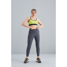 Dream Style Kadın Yüksek Bel Çift Cepli Yumuşak Dokulu Eşofman Altı