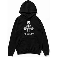 Pla Deadlift Baskılı Sweatshirt