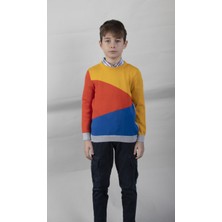 Alexander Gardi Desenli Çocuk Triko KAZAK(C21-18677 01)