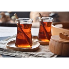 Bambum B2502 Silva - 6'lı Kare Çay Tabağı Çay Bardak Altlığı