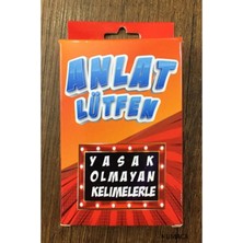 Anlat Lütfen - Mini Tabu - Zeka Kart Oyunu - Oyun Kartı - Kart Oyunu