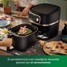 Philips HD9880/90 Airfryer 7000 Serisi XXL Connected, Gıda termometreli, 2 kg, 8.3 L Kapasite, Connected