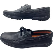 Rekirs Erkek Siyah Bağcıklı Loafer Ayakkabı Re097-10