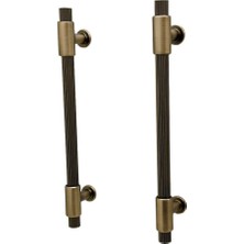 Koldoor Erva Handles 158 Mat Antik Sarı Mobilya Tv Ünitesi Dolap Mutfak Çekmece Kulpu 128 mm 1 Adet