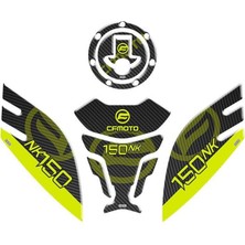 Monero Cf Moto 150NK 2016-2023 Uyumlu Tank Pad Sarı