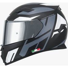 Sway Sw 820 Dakar 1 Full Face Motosiklet Kaskı - Xl