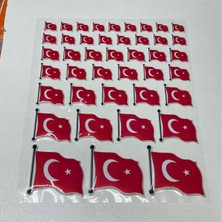 Elegantshop Sticker Seti Türk Bayrağı Tbs