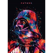 Ati Art Starwars Darth Vader Kasnaklı Sayılarla Boyama Seti