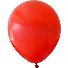 Organizasyon Pazarı 12 inç Kırmızı renk 10 lu Pastel Dekorasyon Balonu