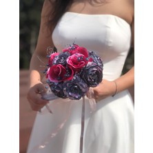 Medusa Agatha Cristie Gelin Buketi ve Damat Yaka Çiçeği Gelin, Düğün, Nişan, Kına, El Buketi, Gelin Çiçeği