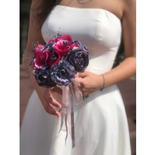 Medusa Agatha Cristie Gelin Buketi ve Damat Yaka Çiçeği Gelin, Düğün, Nişan, Kına, El Buketi, Gelin Çiçeği